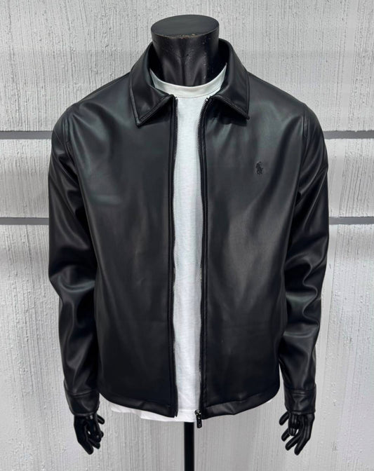 Polo Ralph Laurent Leather Jacket - 718