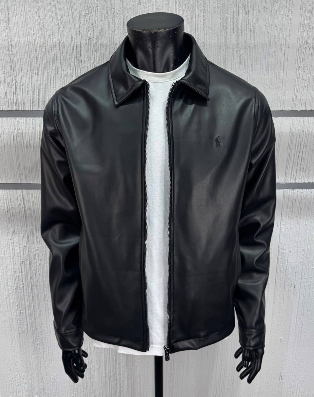 Polo Ralph Laurent Leather Jacket - 718