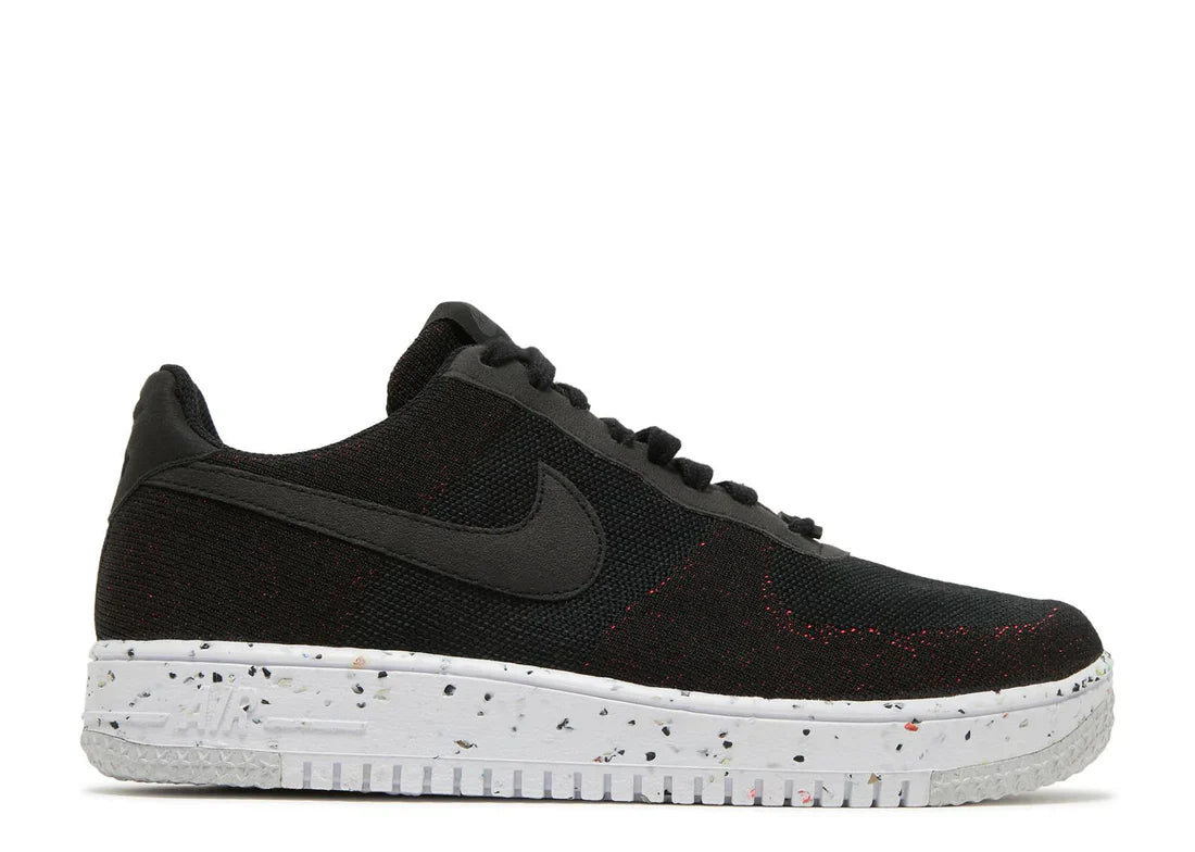 Air Force 1 Low Crater Flyknit Black White