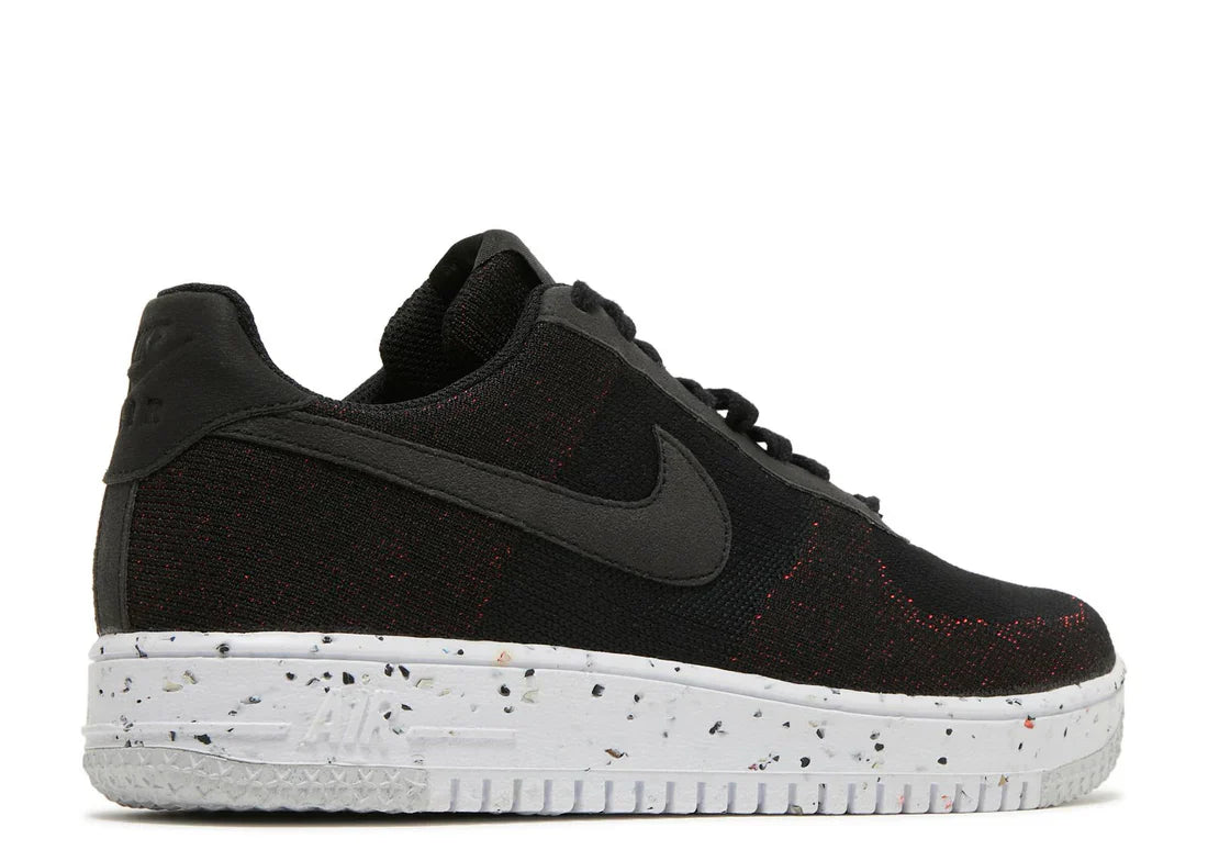 Air Force 1 Low Crater Flyknit Black White