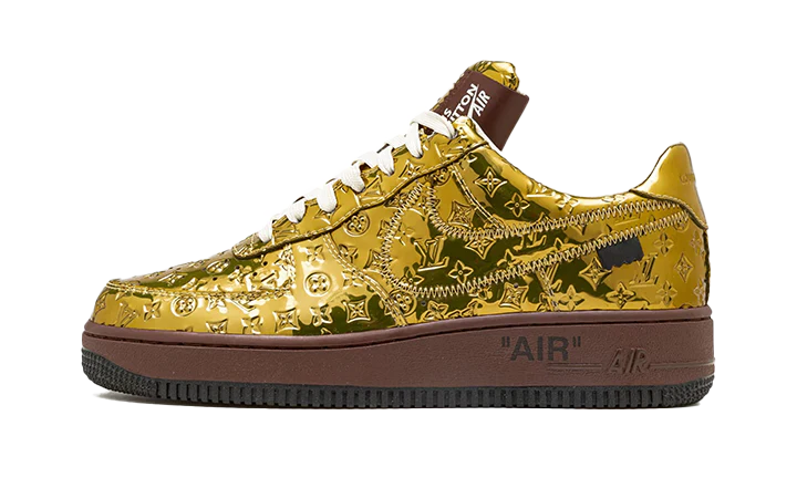 Air Force 1 Low Louis Vuitton Metallic Gold