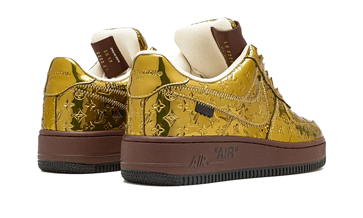 Air Force 1 Low Louis Vuitton Metallic Gold